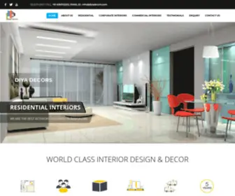 Diyadecors.com(Interior Designers in Bangalore) Screenshot