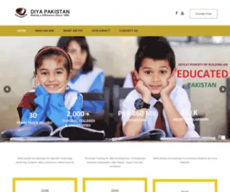 Diyapak.org(Charity organizations) Screenshot