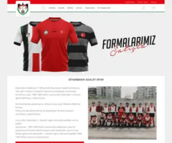 Diyarbakiradaletspor.com(Diyarbakır Adaletspor) Screenshot