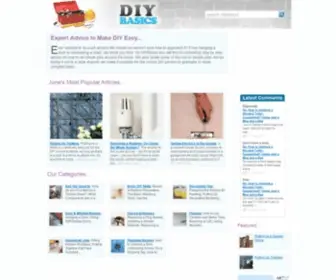 Diybasics.co.uk(Fixing and Making Things Around the Home) Screenshot