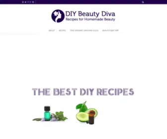 Diybeautydiva.com(DIY Beauty Diva) Screenshot