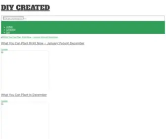 Diycreated.com(Where DIY Is Created) Screenshot