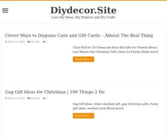 Diydecor.site(Love Diy Ideas) Screenshot