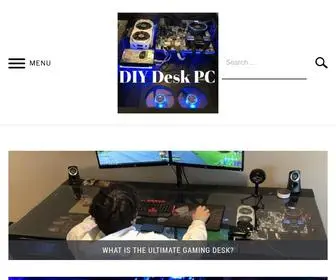 Diydeskpc.com(Computers Built In A Desk) Screenshot