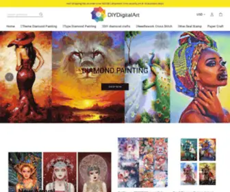 Diydigitalart.com(Various DIY painting crafts factory) Screenshot