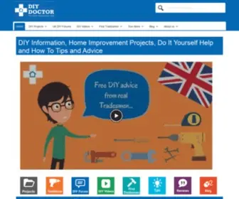 Diydoctor.org.uk(DIY Do It Yourself and Home Improvement How To Information and Advice) Screenshot