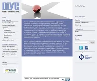 Diye.com.tr(Diye global communications) Screenshot