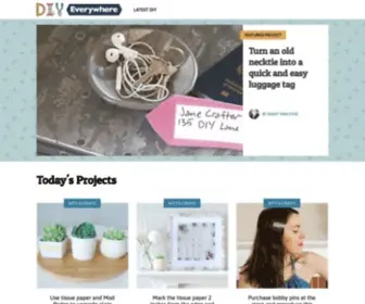 Diyeverywhere.com(DIY Everywhere) Screenshot