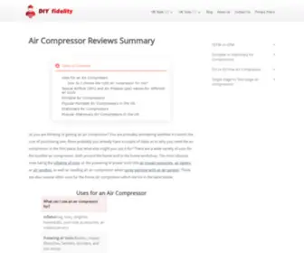 Diyfidelity.com(Air Compressor Reviews Summary) Screenshot