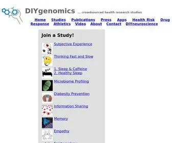 Diygenomics.org(Future) Screenshot