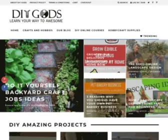 Diygods.com(Learn Your Way To Awesome) Screenshot