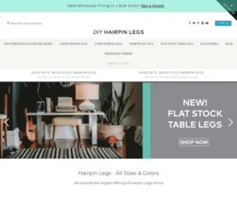 Diyhairpinlegs.com(Hairpin Legs) Screenshot