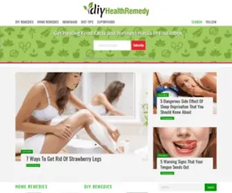 Diyhealthremedy.com(Best DIY Health Remedies) Screenshot