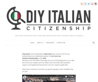 Diyitaliancitizenship.com(Diyitaliancitizenship) Screenshot