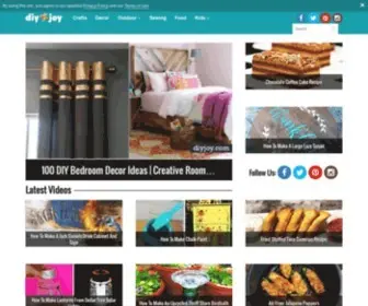 Diyjoy.com(DIY Joy) Screenshot