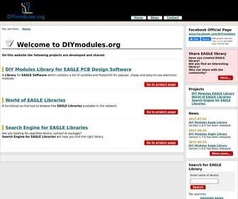 Diymodules.org(Free EAGLE Libraries) Screenshot