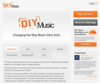 DiymusicPlatform.com(DIY Music Platform) Screenshot