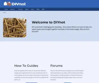 Diynot.com(Home Improvement) Screenshot