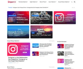 Diyonex.com(Sosyal İçerik Platformu) Screenshot