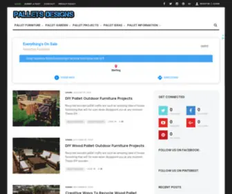 Diypalletsprojects.com(Pallets Designs) Screenshot