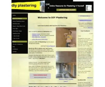 Diyplastering.co.uk(DIY Plastering Learn how to Plaster) Screenshot