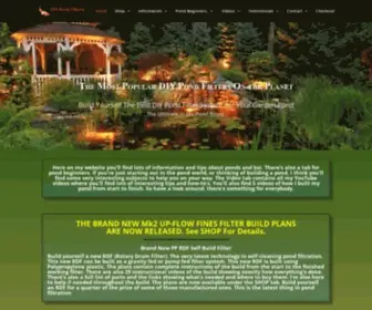 Diypondfilters.com(DIY Pond Filters) Screenshot