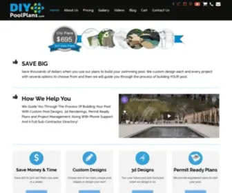 Diypoolplans.com(DIY Pool Plans) Screenshot