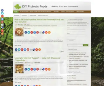 DiyprobioticFoods.com(DIY Your Own Probiotic Foods) Screenshot