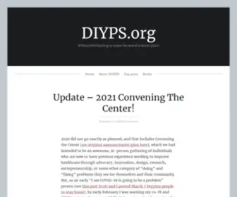Diyps.org(#WeAreNotWaiting to make the world a better place) Screenshot