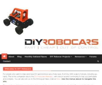 Diyrobocars.com(Autonomous cars for the rest of us) Screenshot
