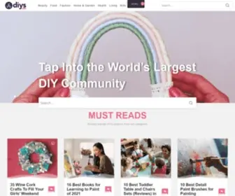 Diys.com(Community of Creative Crafters) Screenshot