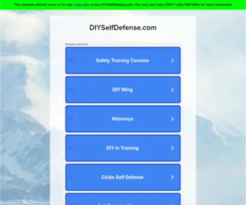 Diyselfdefense.com(Self defense stun gun) Screenshot