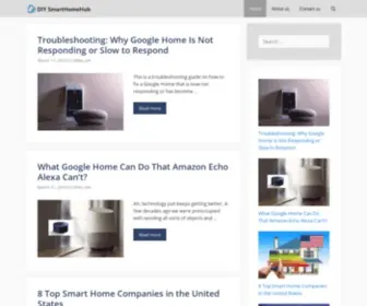 Diysmarthomehub.com(DIY Smart Home Hub) Screenshot