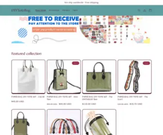 Diytotebag.com(Paper Bag diy kit tool) Screenshot