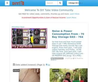 Diytube.video(DIY Tube Video Community) Screenshot