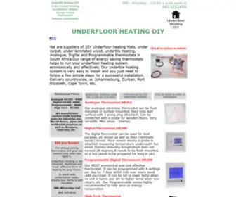 Diyunderfloorheating.co.za(Underfloor heating DIY) Screenshot