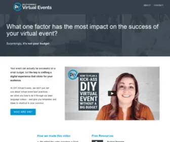 Diyvirtualevents.com(DIY Virtual Events) Screenshot