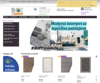 Dizainapaklajs.lv(BCC SIA Interneta salons) Screenshot