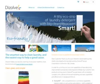 Dizolve.com(The smartest way to clean laundry) Screenshot