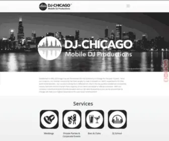 DJ-Chicago.com(Chicago Wedding DJ) Screenshot