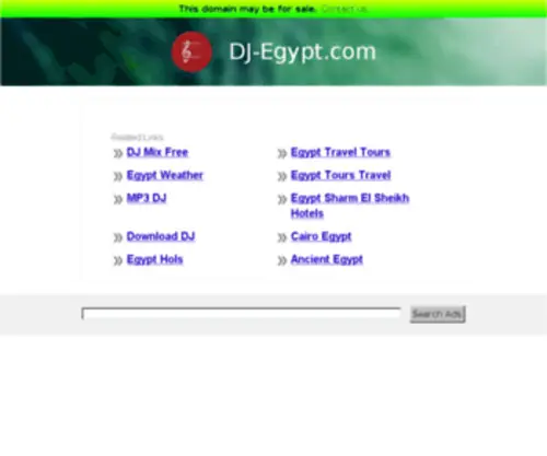 DJ-Egypt.com(DJ Egypt) Screenshot