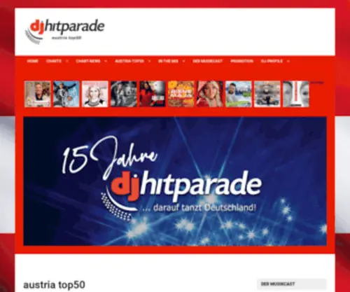 DJ-Hitparade.at(Die neue "Austria) Screenshot