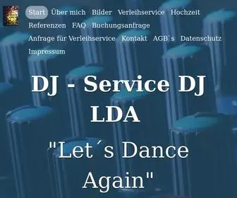 DJ-Lda.de(DJ LDA "Let`s Dance Again") Screenshot