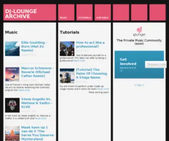 DJ-Lounge.com(DJ Lounge) Screenshot