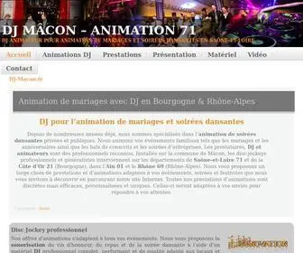 DJ-Macon.fr(Disc-jockey Mâcon) Screenshot