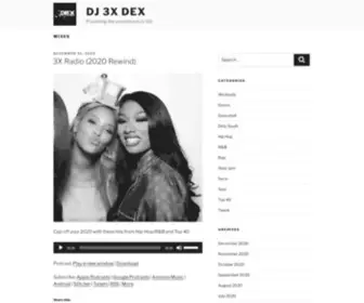 DJ3Xdex.com(DJ 3X Dex) Screenshot