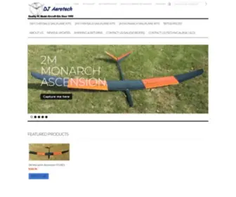 Djaerotech.com(Quality Radio Controlled Sailplane Kits since 1993) Screenshot