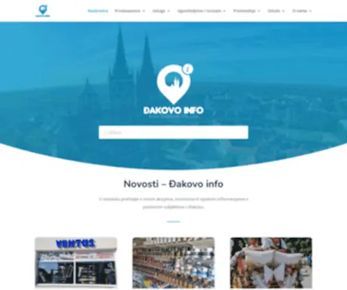 Djakovoinfo.com(Akovo info) Screenshot