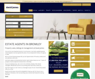 Djames.co.uk(Estate Agents in Bromley) Screenshot