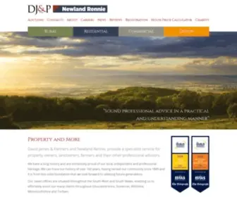 Djandp.co.uk(Property Agents & Rural Chartered Surveyors in Gloucestershire) Screenshot